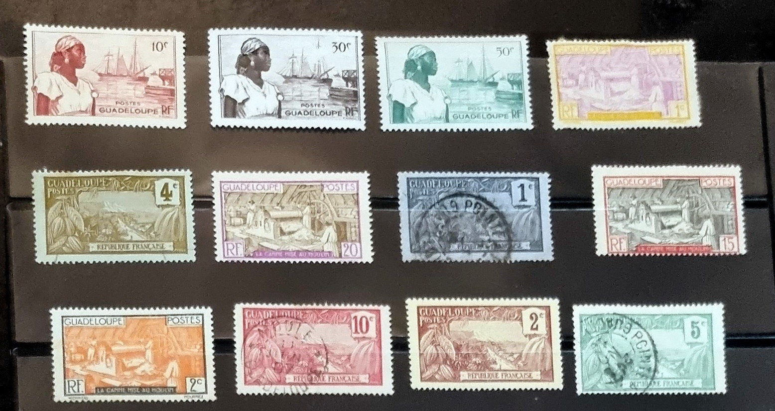 Vintage French Colonies Stamps