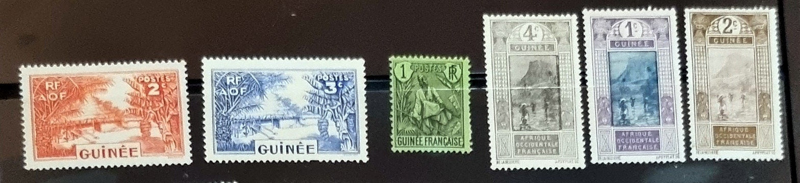 Vintage French Colonies Stamps