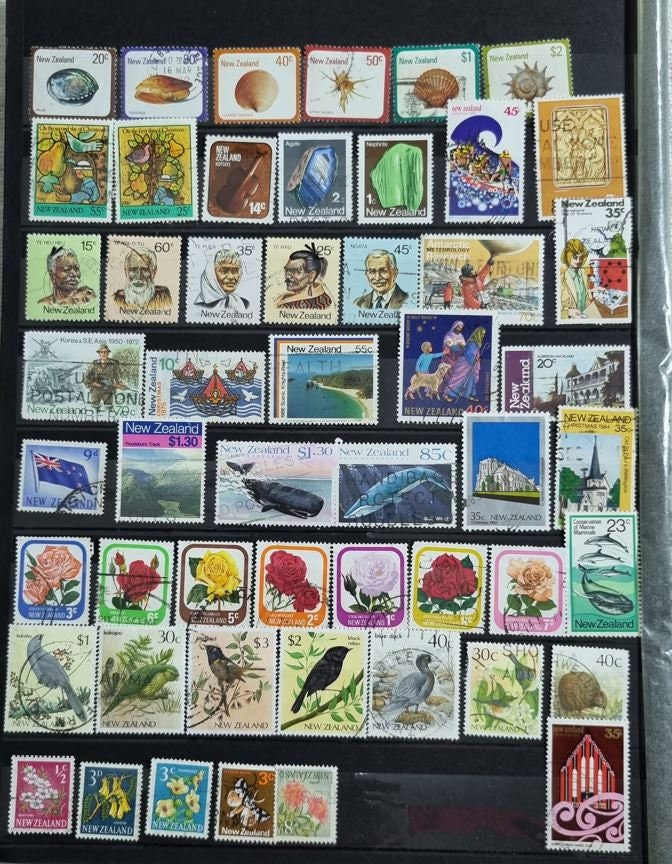 New Zealand stamps - Beautiful Vintage to Modern all different