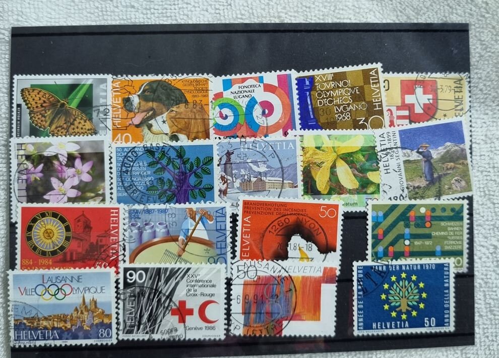 Switzerland Stamps - 50/100/200 Stamps all different