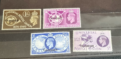 Vintage Tangier stamps  British French Spanish