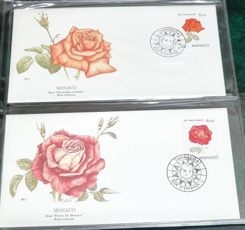 Beautiful Flower FDC stamps