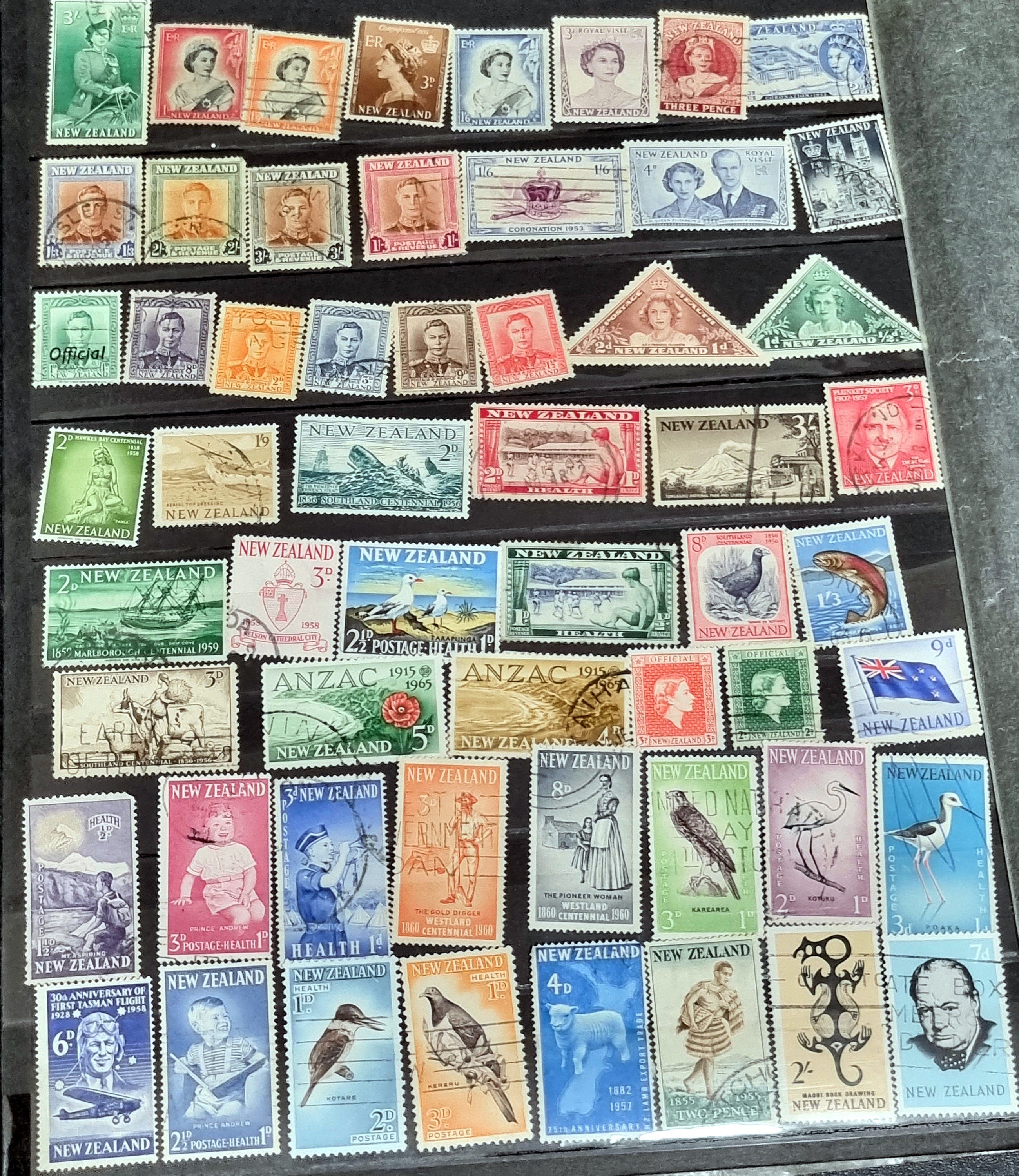 New Zealand stamps - Beautiful Vintage to Modern all different
