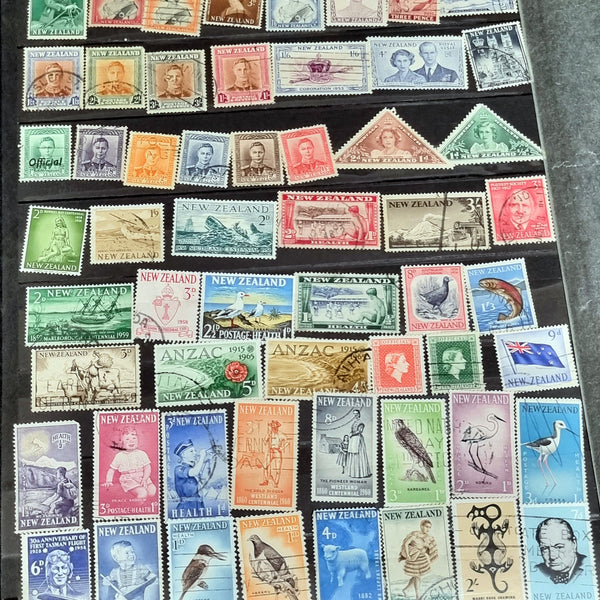 New Zealand stamps - Beautiful Vintage to Modern all different