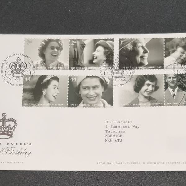 GB Royal vintage FDC - Queen Elizabeth II