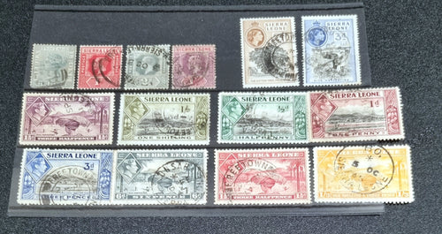 Vintage  Sierra Leone stamps
