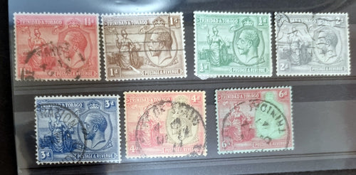 Vintage Trinidad and Tobago stamps