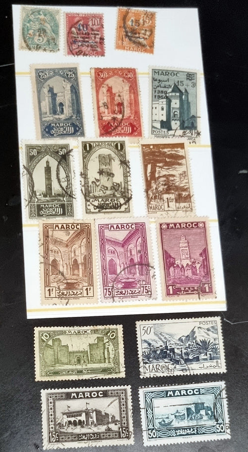 Vintage French Colonies Stamps set 2