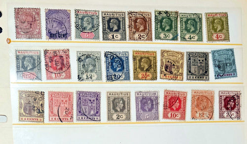Vintage Mauritius stamps
