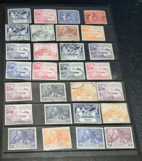 1949 UPU Omnibus commonwealth stamps sets