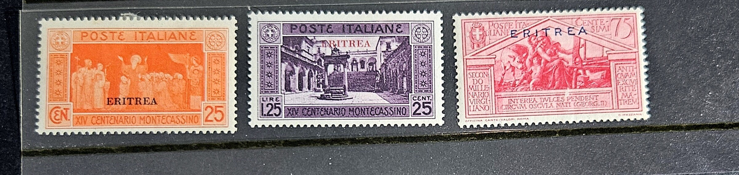 Vintage Italian Eritrea Stamps