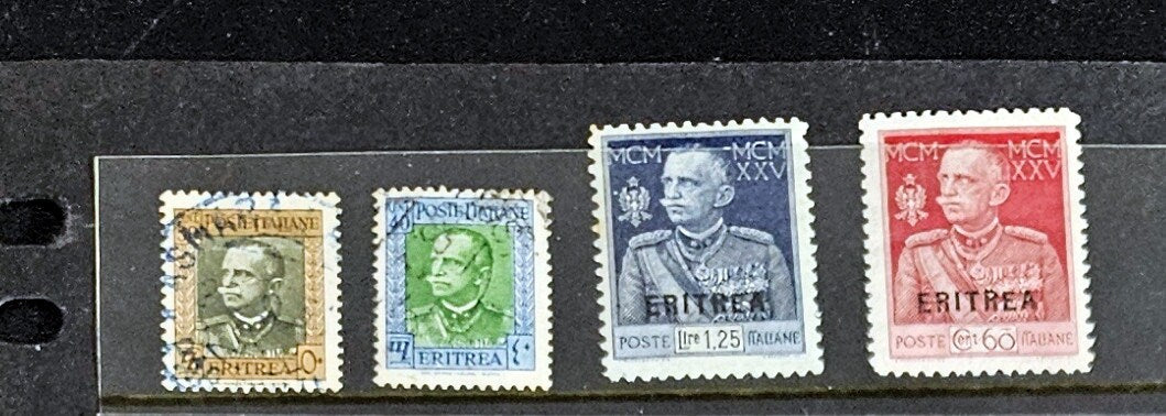 Vintage Italian Eritrea Stamps