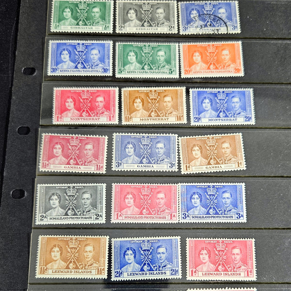 1937 King George VI Coronation Omnibus stamps 125+