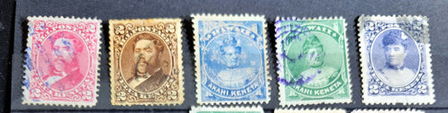 Vintage Hawaii stamps