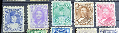 Vintage Hawaii stamps