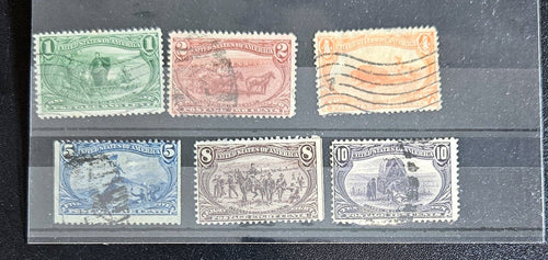 USA vintage commemorative stamps