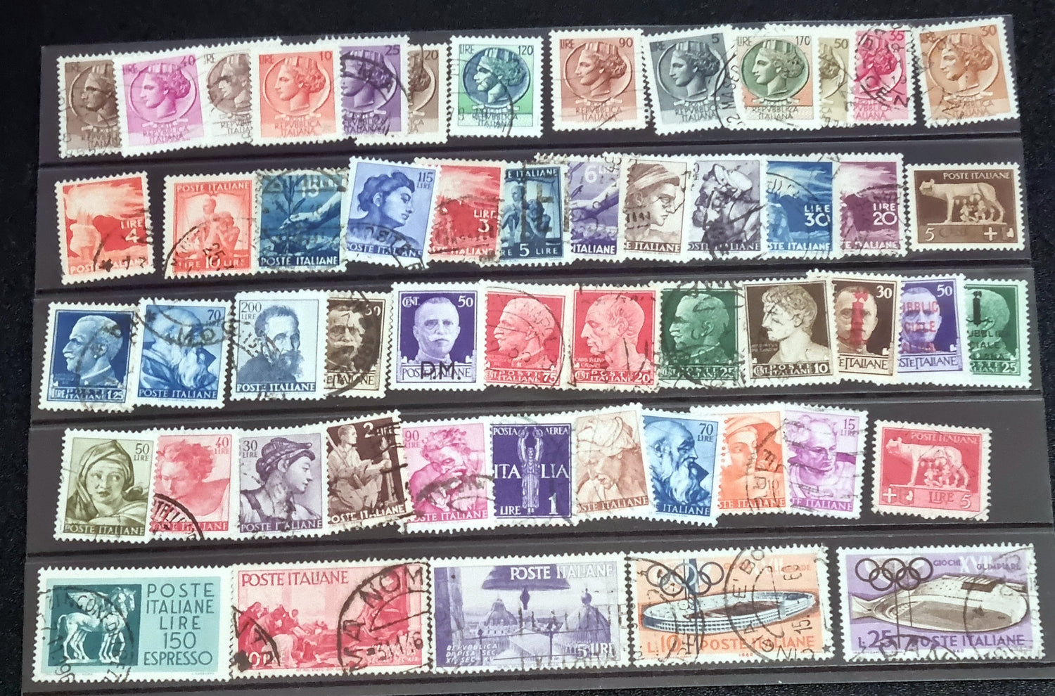 Vintage Italy Stamps