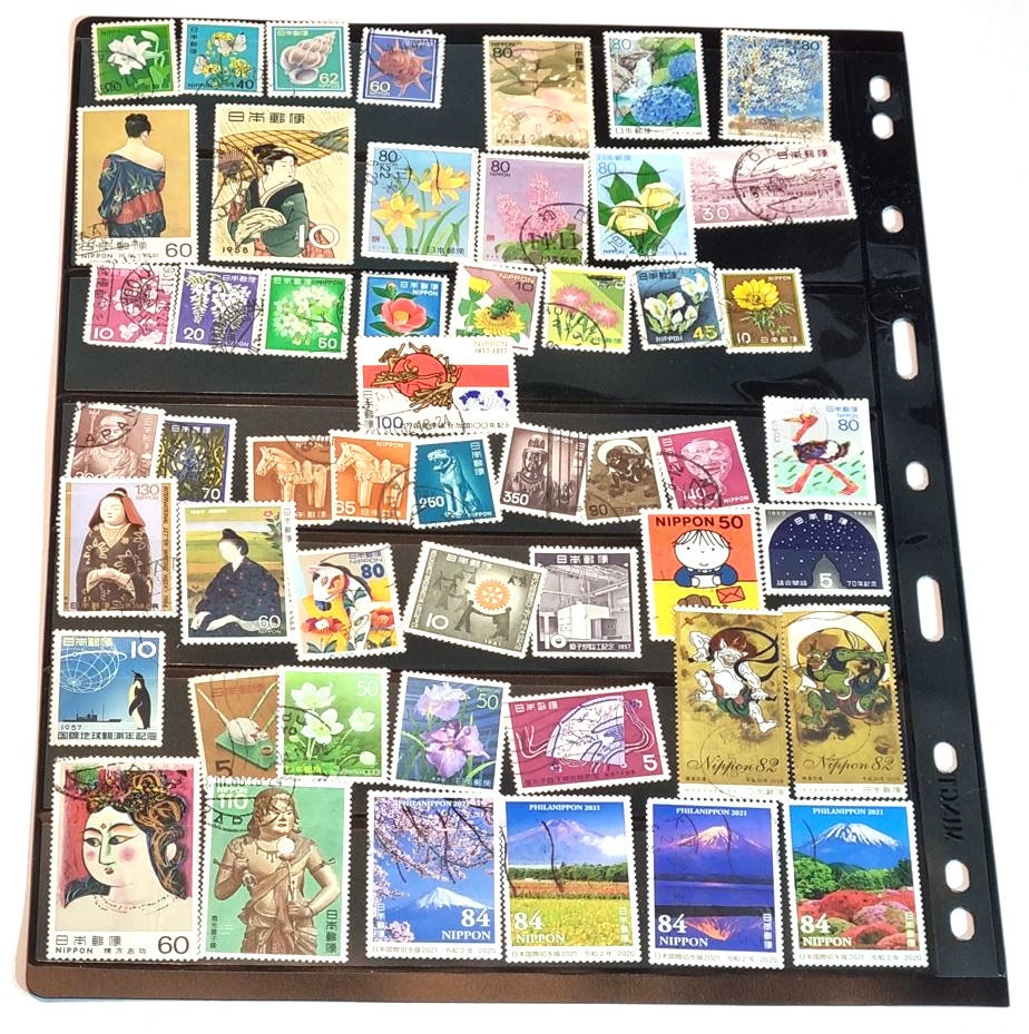 Japan stamps - Vintage and Modern sets all different