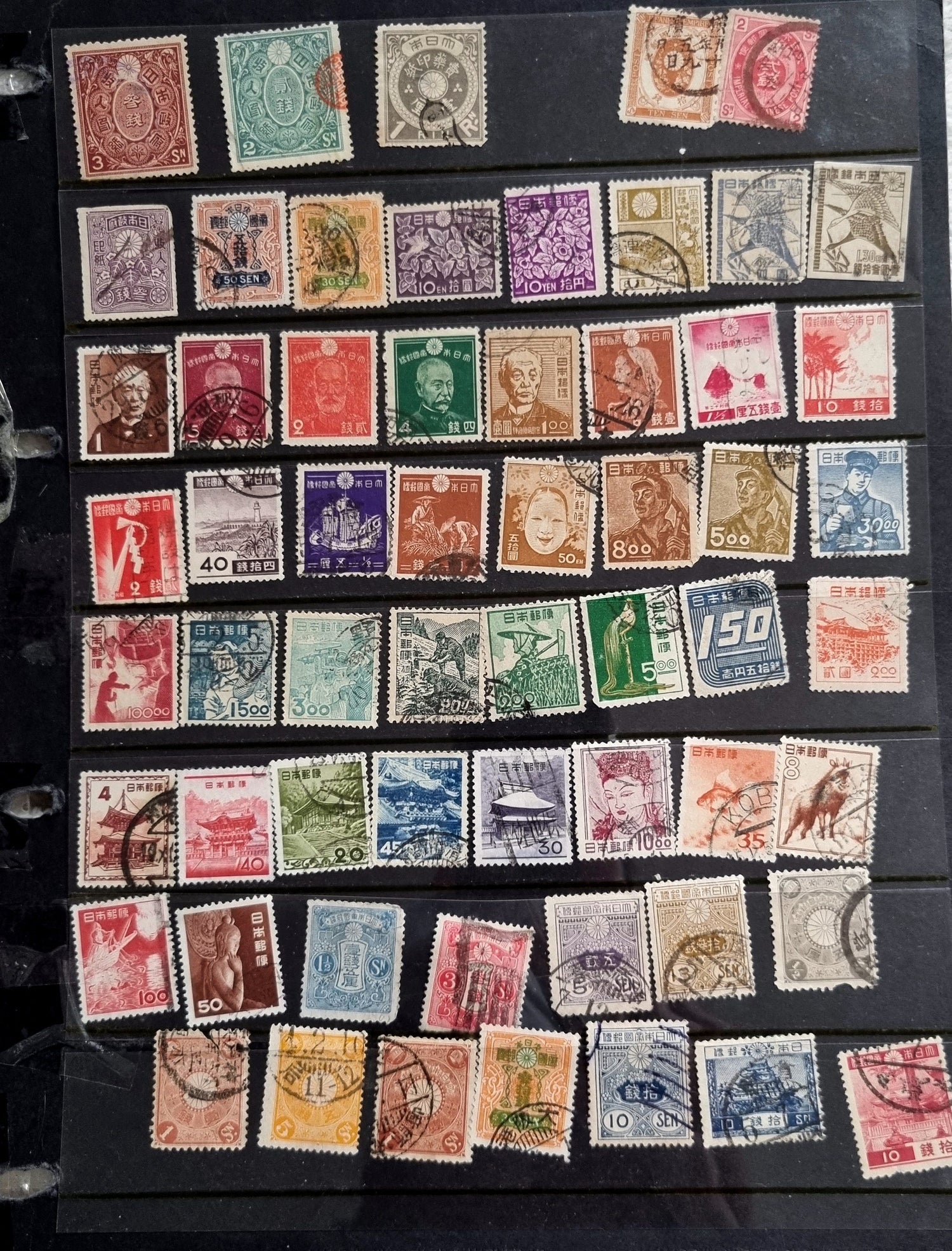 Japan stamps - Vintage and Modern sets all different