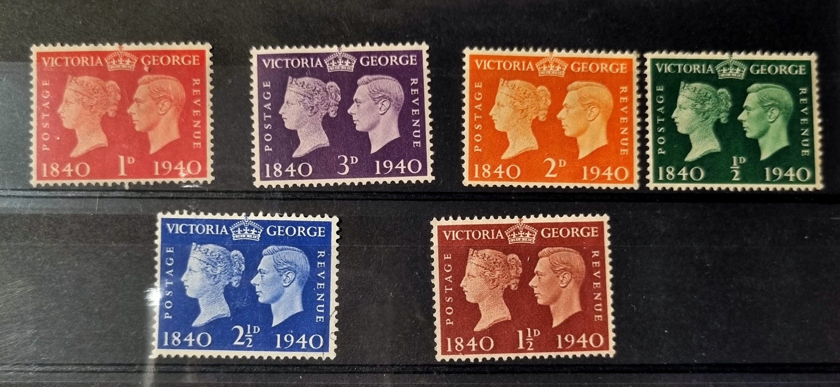 Vintage GB King George VI Stamp