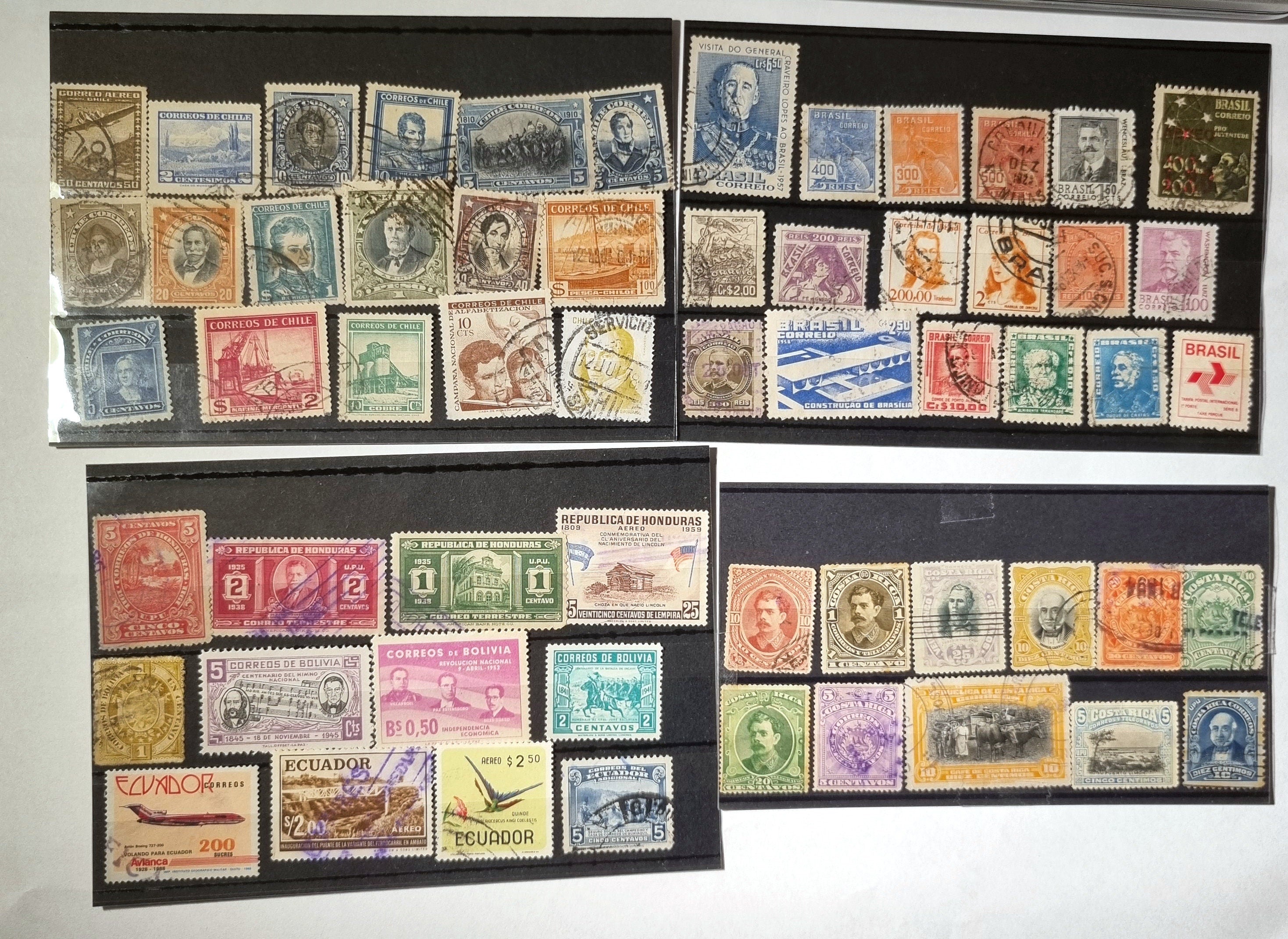 Great range of stamps from Latin America