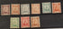 A collection of vintage postage stamps from Maldives Islands, featuring various designs and denominations, displayed on a dark background.