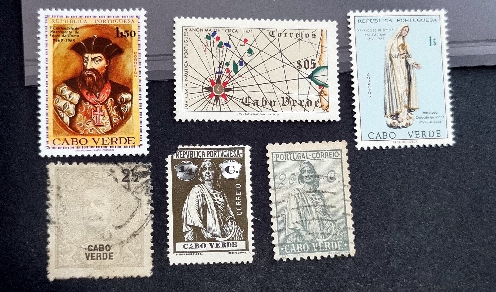 Vintage Portugal and colonies stamps