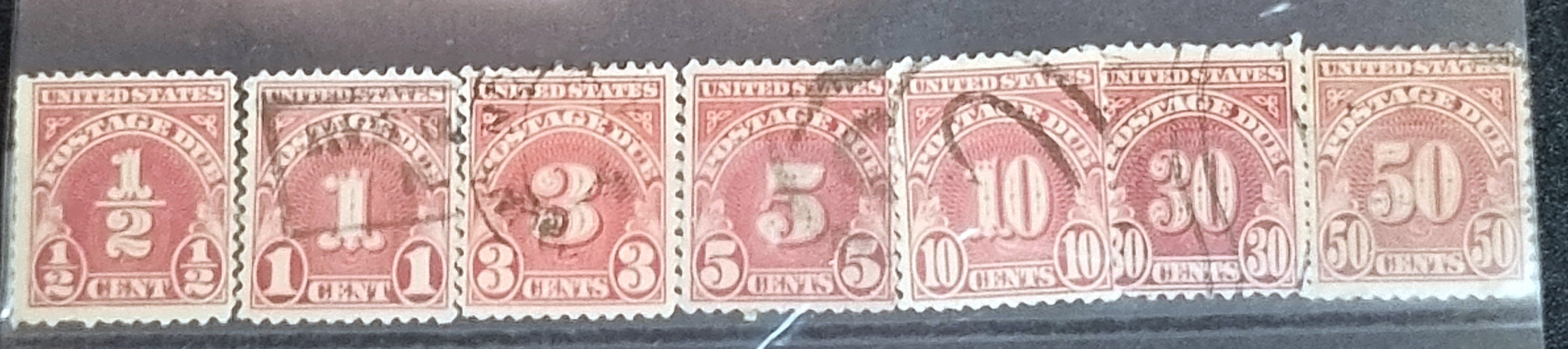 Vintage US Postage stamps from early 20th Century