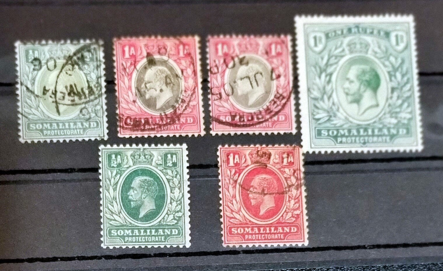 King George V Somaliland stamps