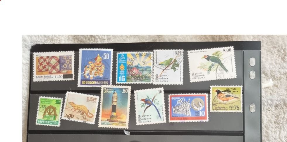 Great range of stamps from Ceylon, now SriLanka