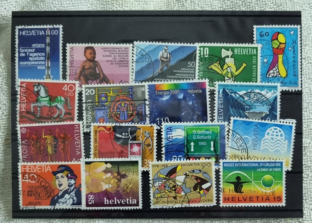 Great range of stamps from Switzerland