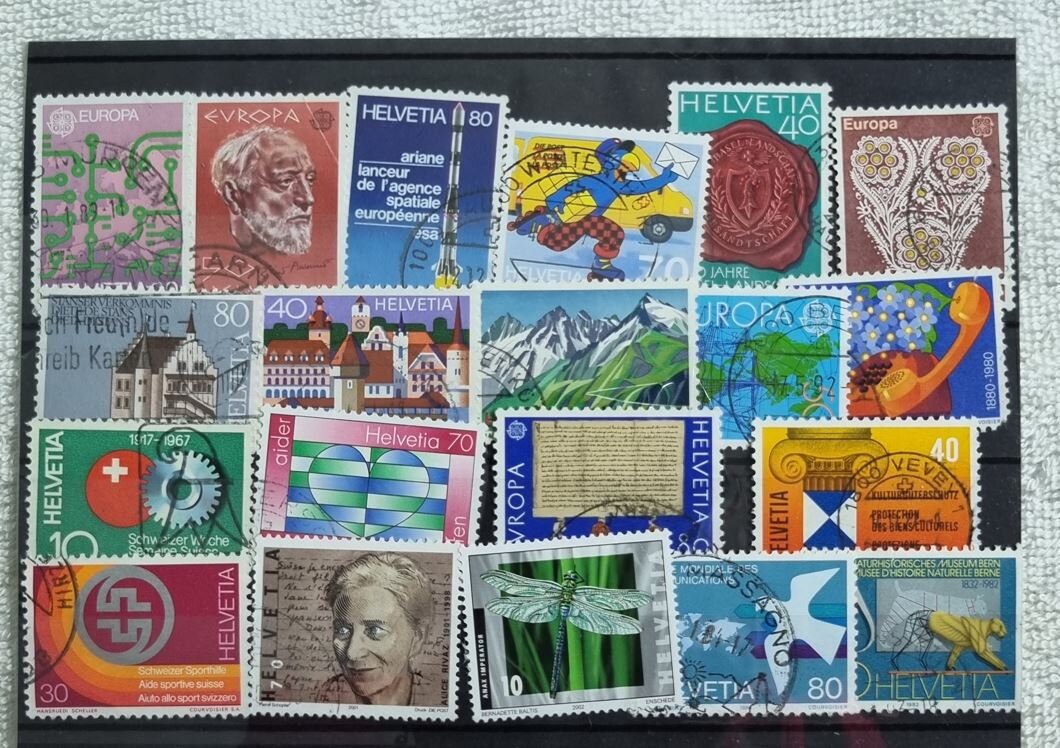 Great range of stamps from Switzerland