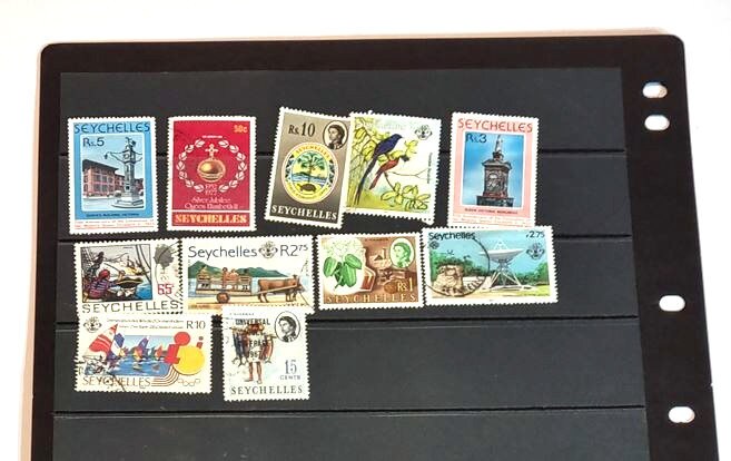 Vintage Seychelles Stamps