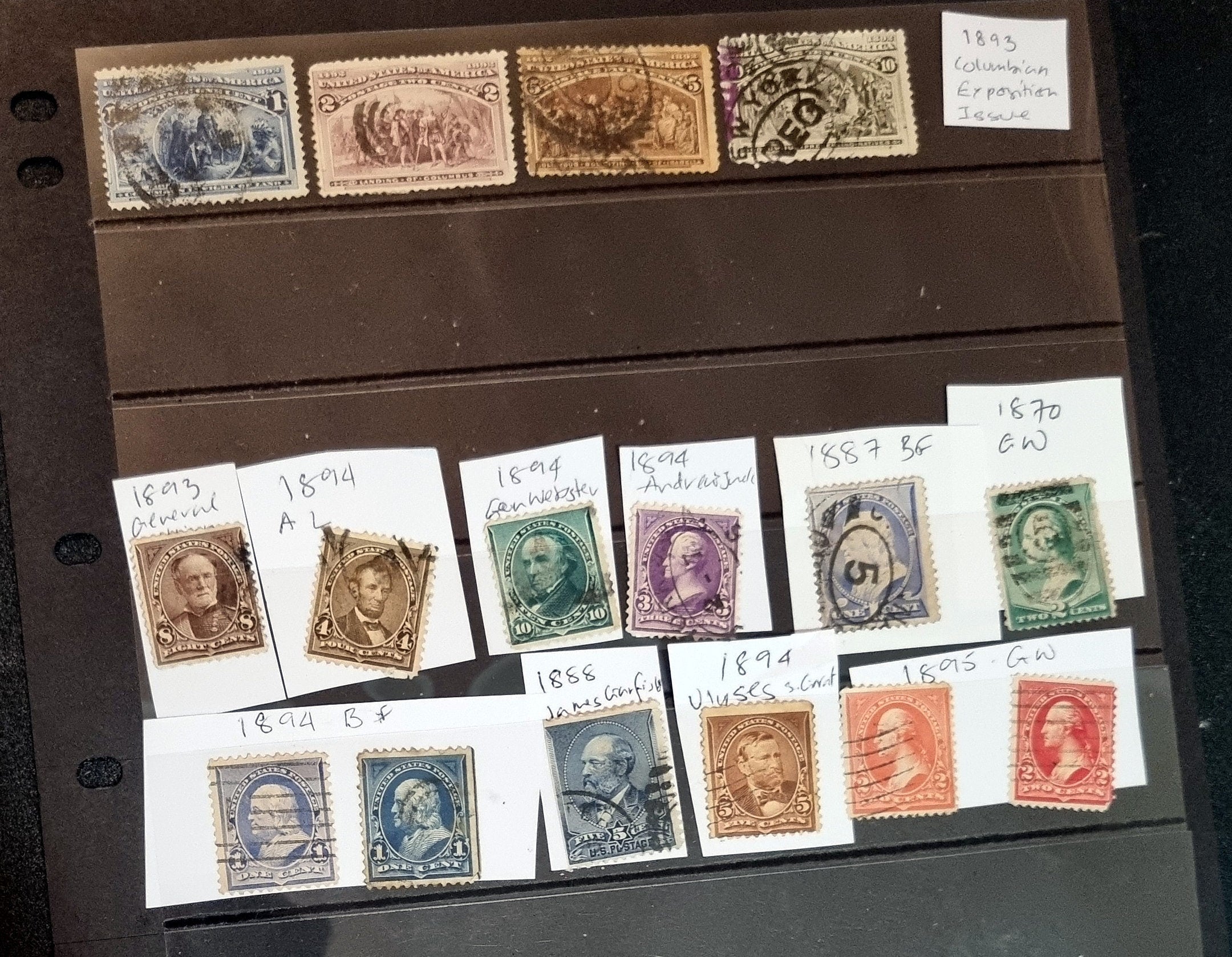 Vintage USA stamps
