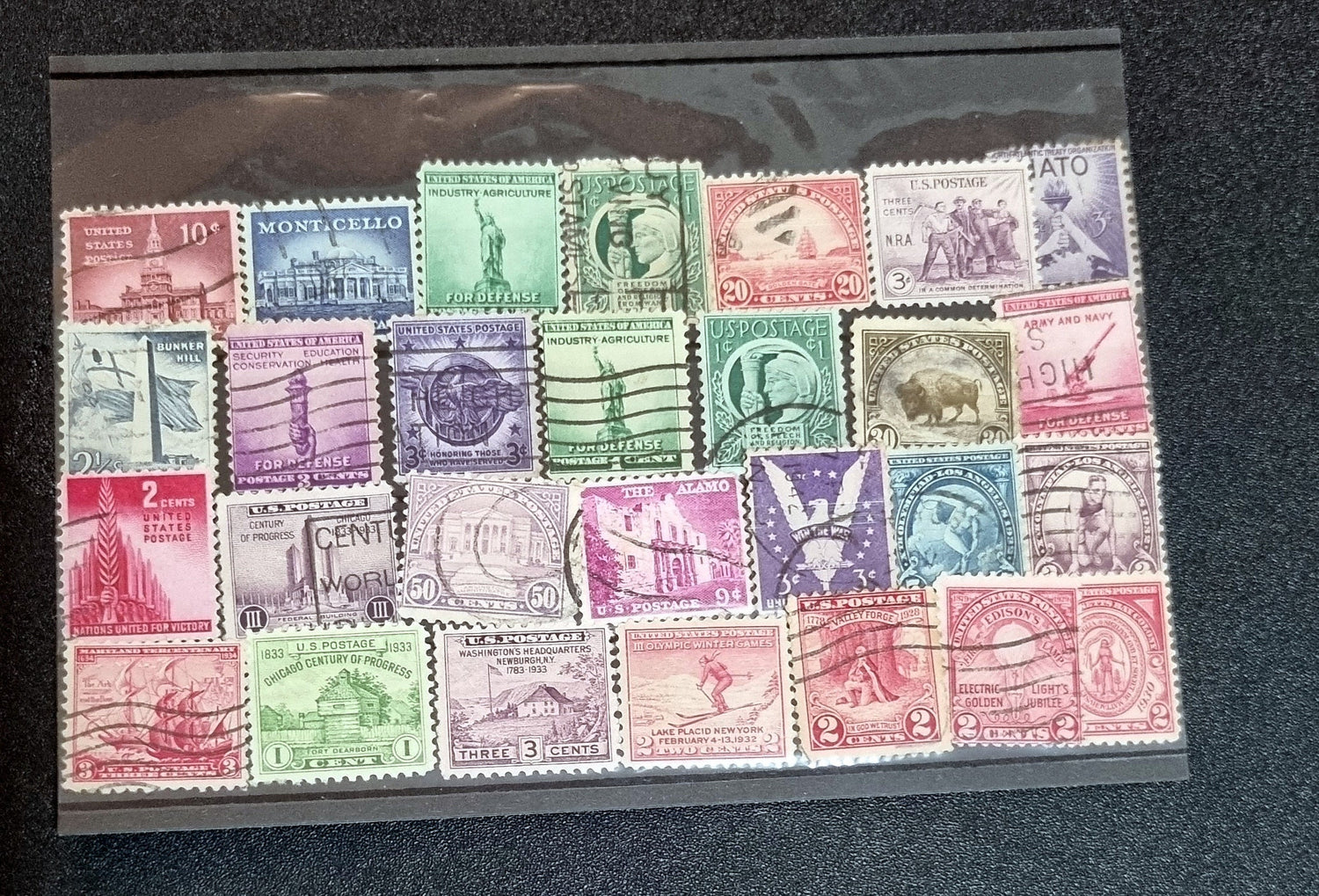 Vintage US stamps mid 1900