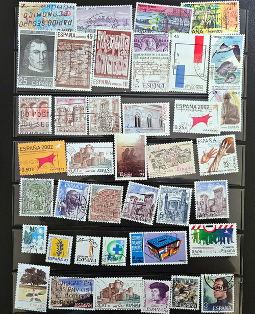 Vintage Spain stamps collections