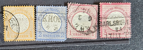 Vintage 1872 Germany stamps