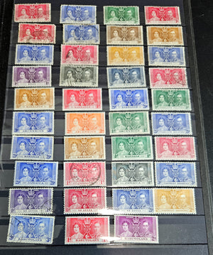 1937 King George VI Coronation Omnibus stamps 125+