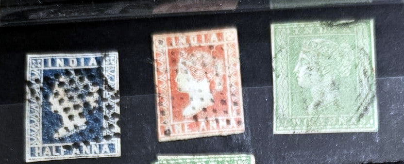 Vintage India Stamps of Queen Victoria
