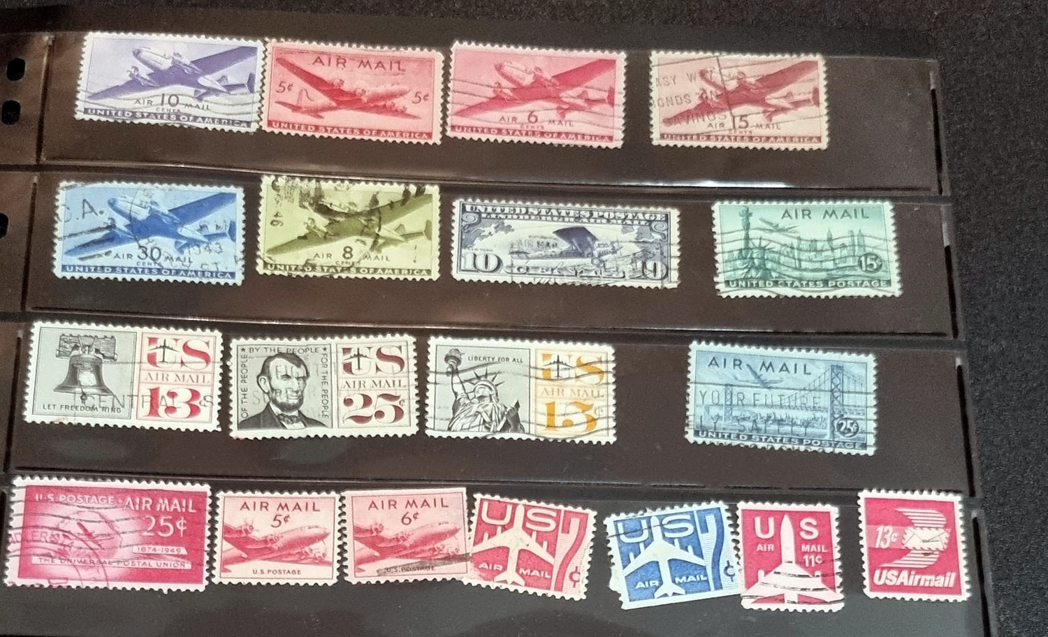 Vintage USA stamps 1860 plus