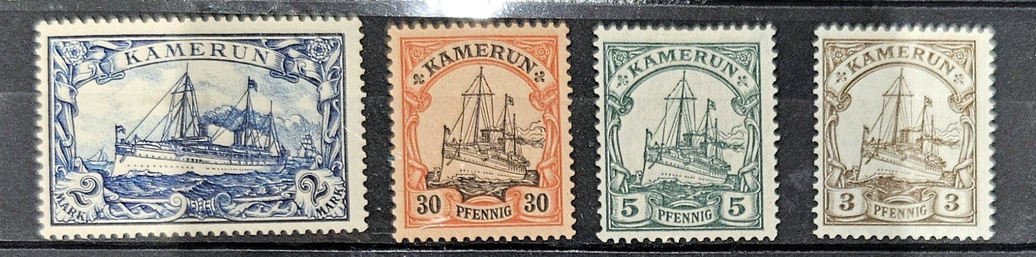 Vintage German colonies stamps