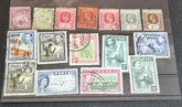Authentic vintage Fiji postage stamps archive from Queen Victoria to Queen Elizabeth II by StampArtefact.