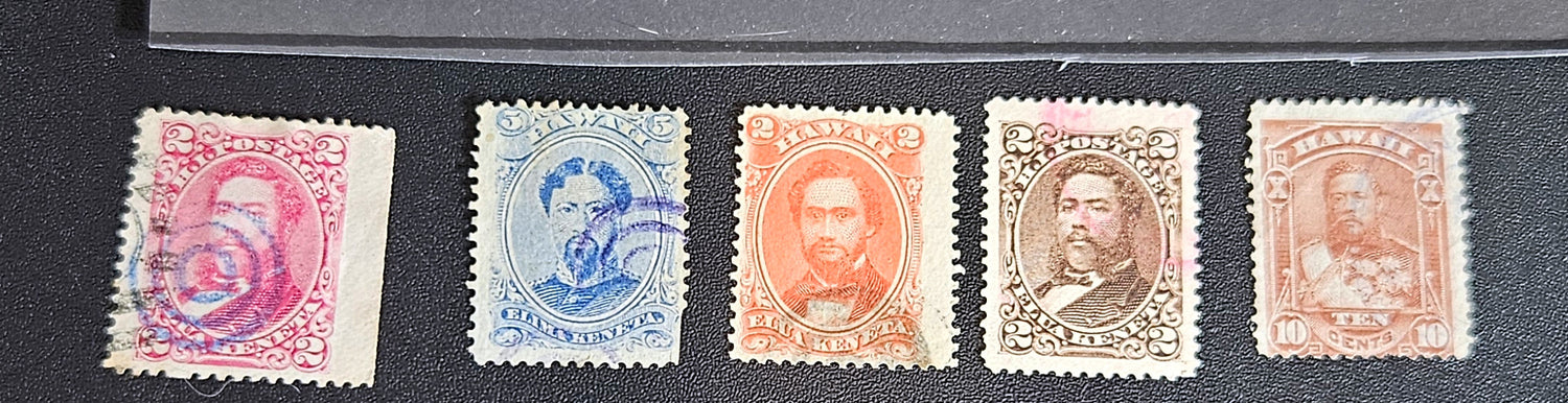 Vintage Hawaii stamps
