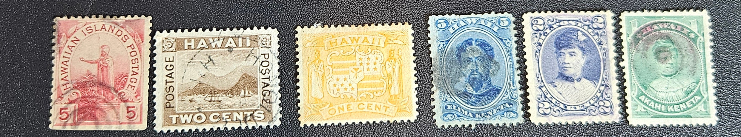 Vintage Hawaii stamps