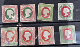Vintage heligoland stamps