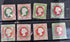 Vintage heligoland stamps