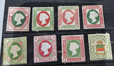 Vintage heligoland stamps
