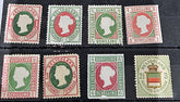 Vintage heligoland stamps