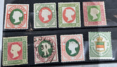 Vintage heligoland stamps