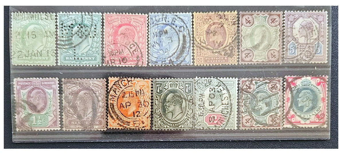 Vintage King Edward 7 and 8 stamps — Detail View 2